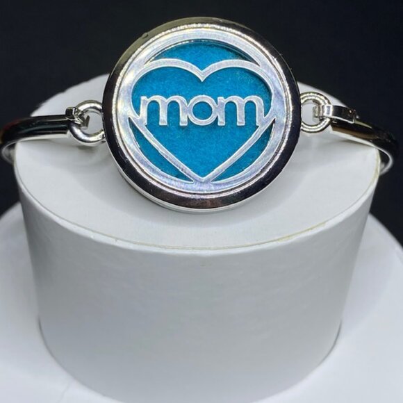 Aromatherapy Bangle Bracelet Multicolor Heart Mom - Picture 6 of 12